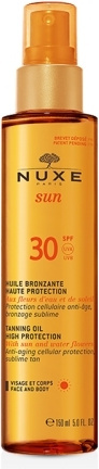 NUXE Sun Tanning Oil SPF30 масло для тела 150 мл