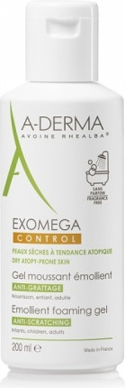 A-Derma Exomega Control Emollient Foaming гель 200 мл