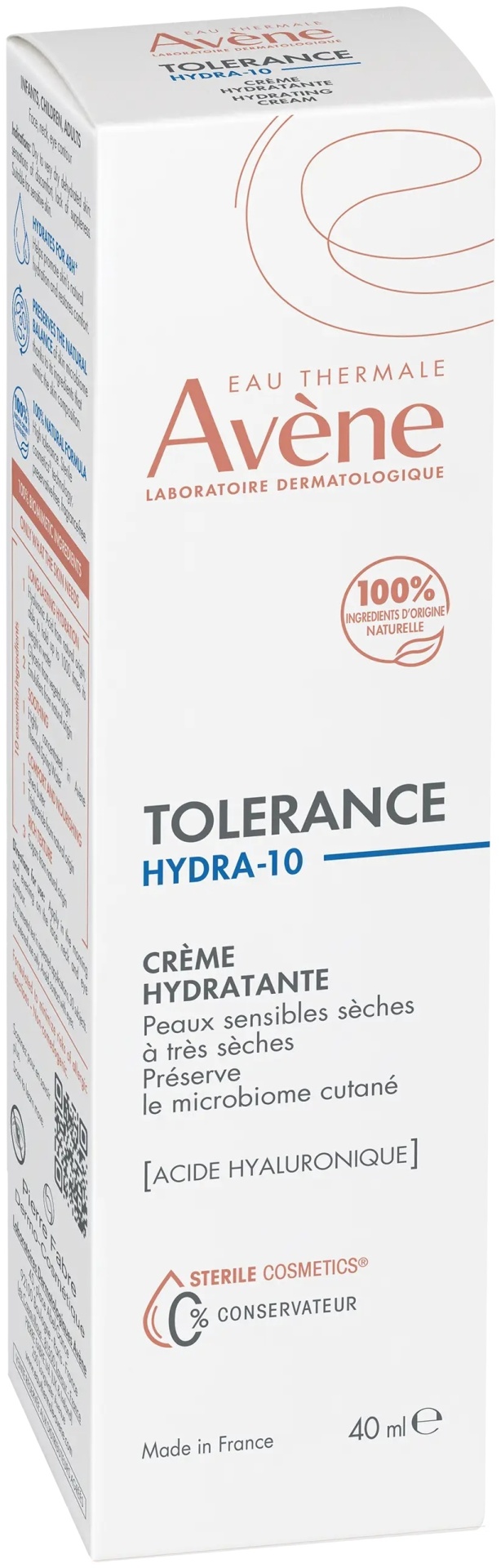 Avène TOLERANCE HYDRA-10 крем увл.для лица (40 МЛ), шт\штука
