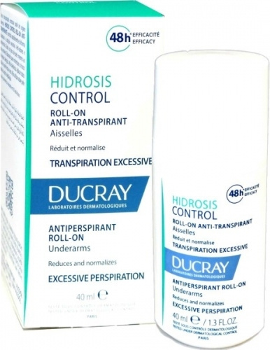 Ducray Hidrosis Control дезодорант-антиперспирант унисекс 40 мл