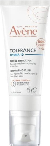 Avène флюид Tolerance Hydra-10 увлажняющий для лица 40 мл