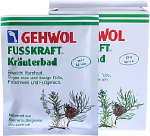Gehwol Fusskraft Green травяная при повышенной потливости морская соль 200 г