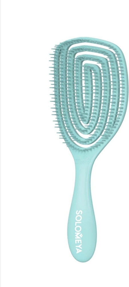 Solomeya Aroma brush скелетная расческа Б6931 с ароматом жасмина бирюзовый