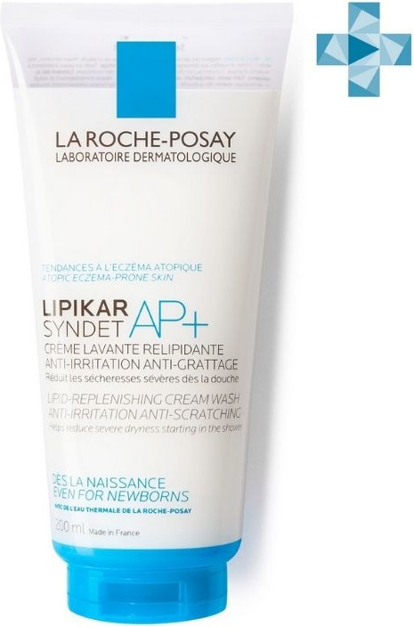 La Roche-Posay LIPIKAR Syndet AP+ Липидовосстанавливающий очищающий крем-гель для лица и тела 200 мл
