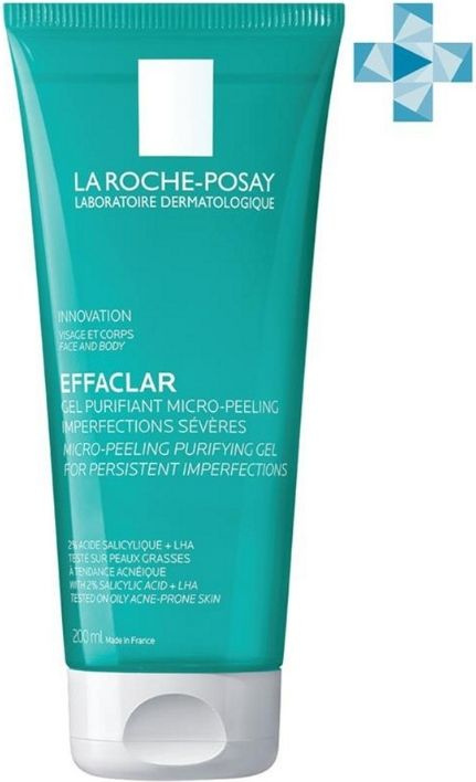 La Roche-Posay EFFACLAR Очищающий микроотшелушивающий гель 200 мл