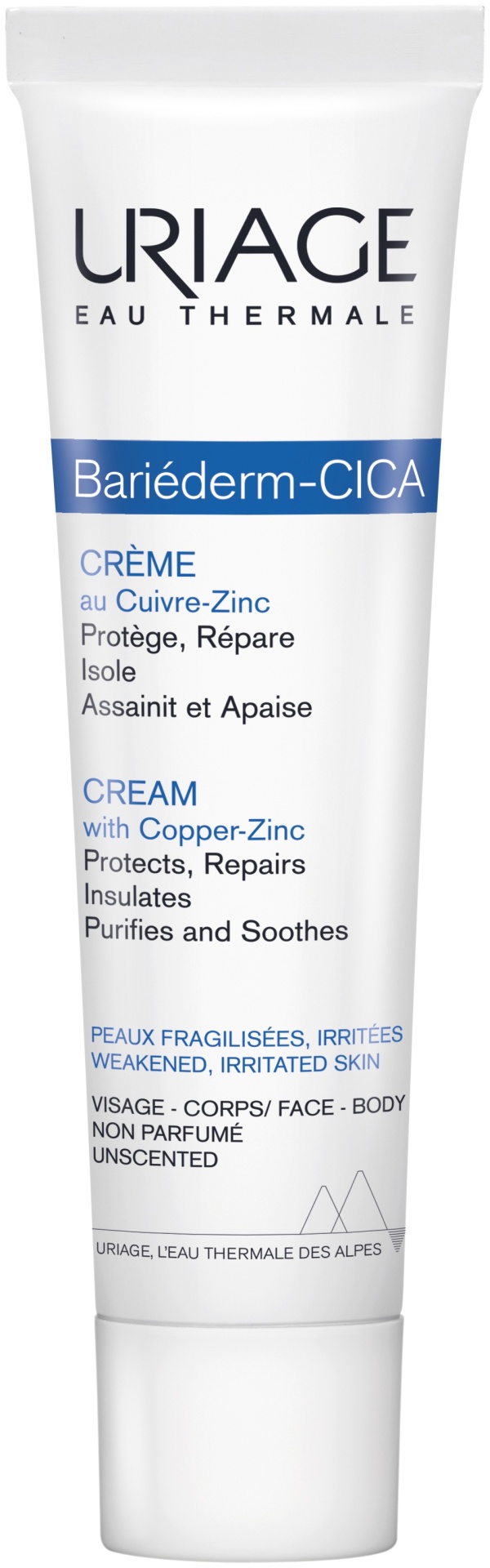 Uriage крем Bariederm Repairing Cica-Cream with Cu-Zn для лица 15 мл