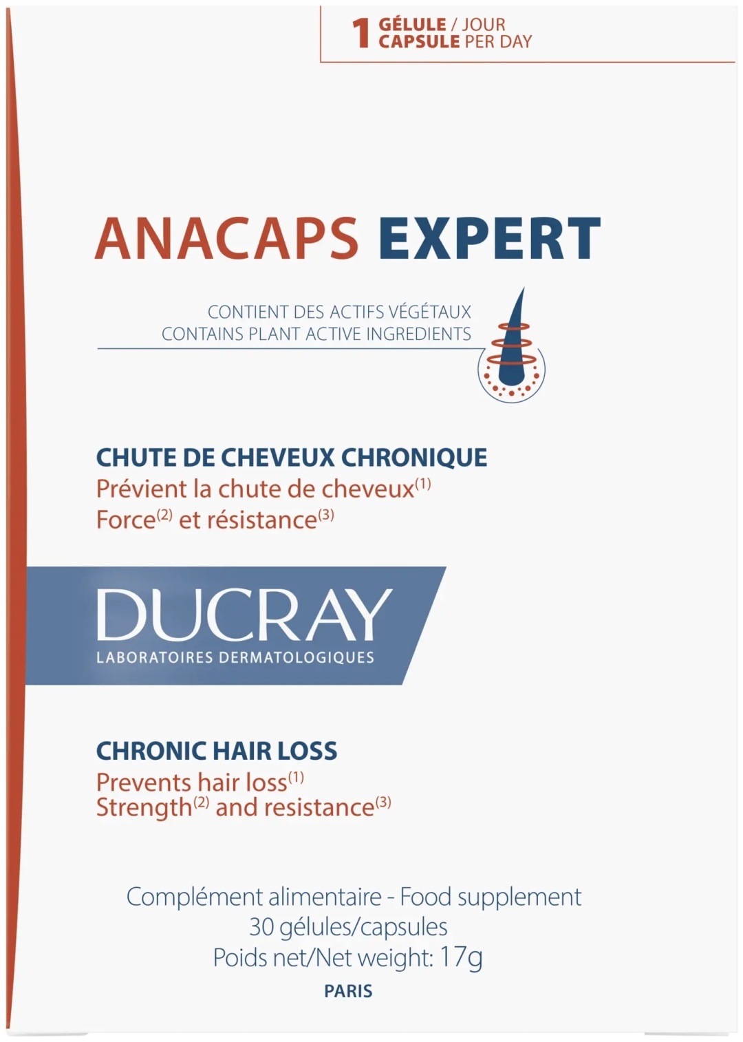Ducray Anacaps expert 30шт Капсулы