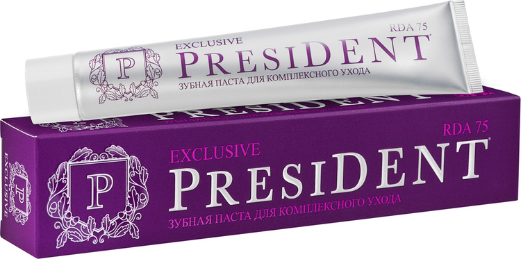 PRESIDENT зубная паста Exclusive 75 мл
