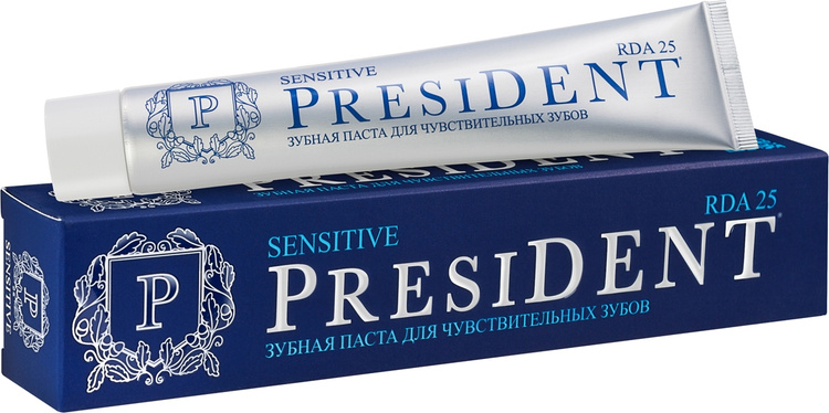 PRESIDENT зубная паста Sensitive 75 мл