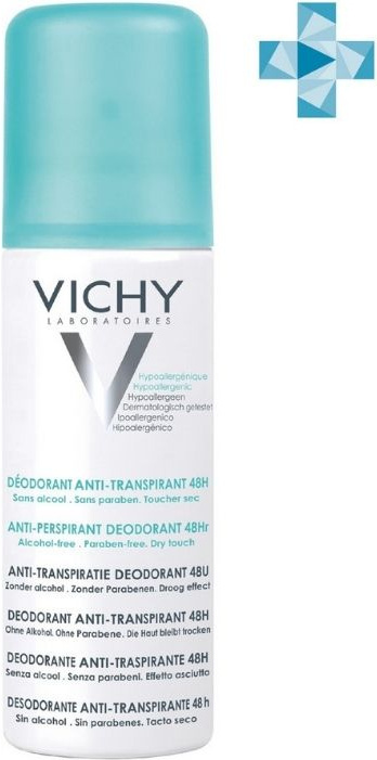 Vichy VICHI Дезодорант-аэрозоль  против избыточного потоотделения 48 часов защиты 125 мл
