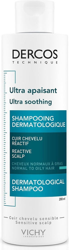 Vichy VICHI Dercos Ultra apaisant for Normal To Oily Hair шампунь 200 мл